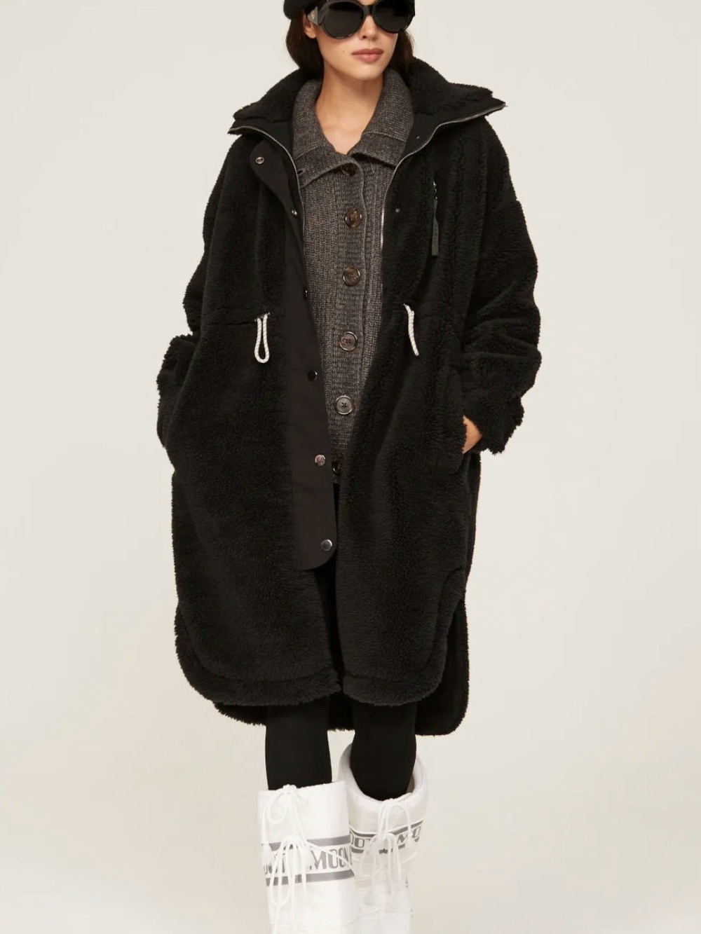 Varley Bennett faux Shearling coat